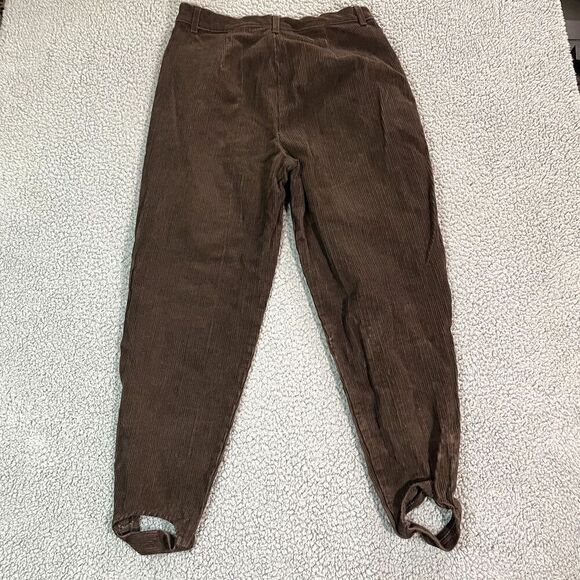 Vintage Company 907 Strirrup Trousers Women's Pants Corduroy Brown Riding SZ 16 - Picture 5 of 6